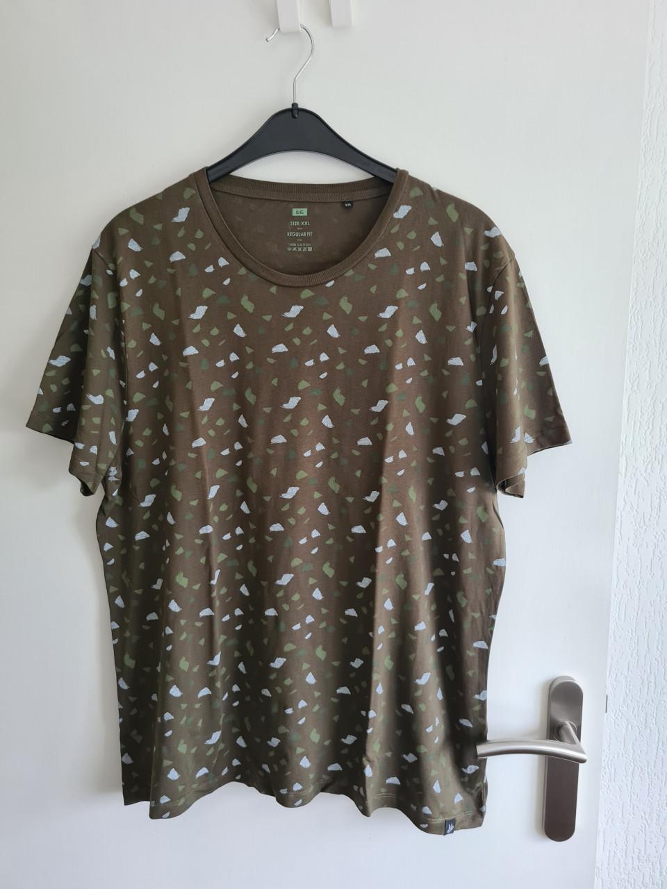 WE Fashion kaki groen T-shirt  Maat XXL