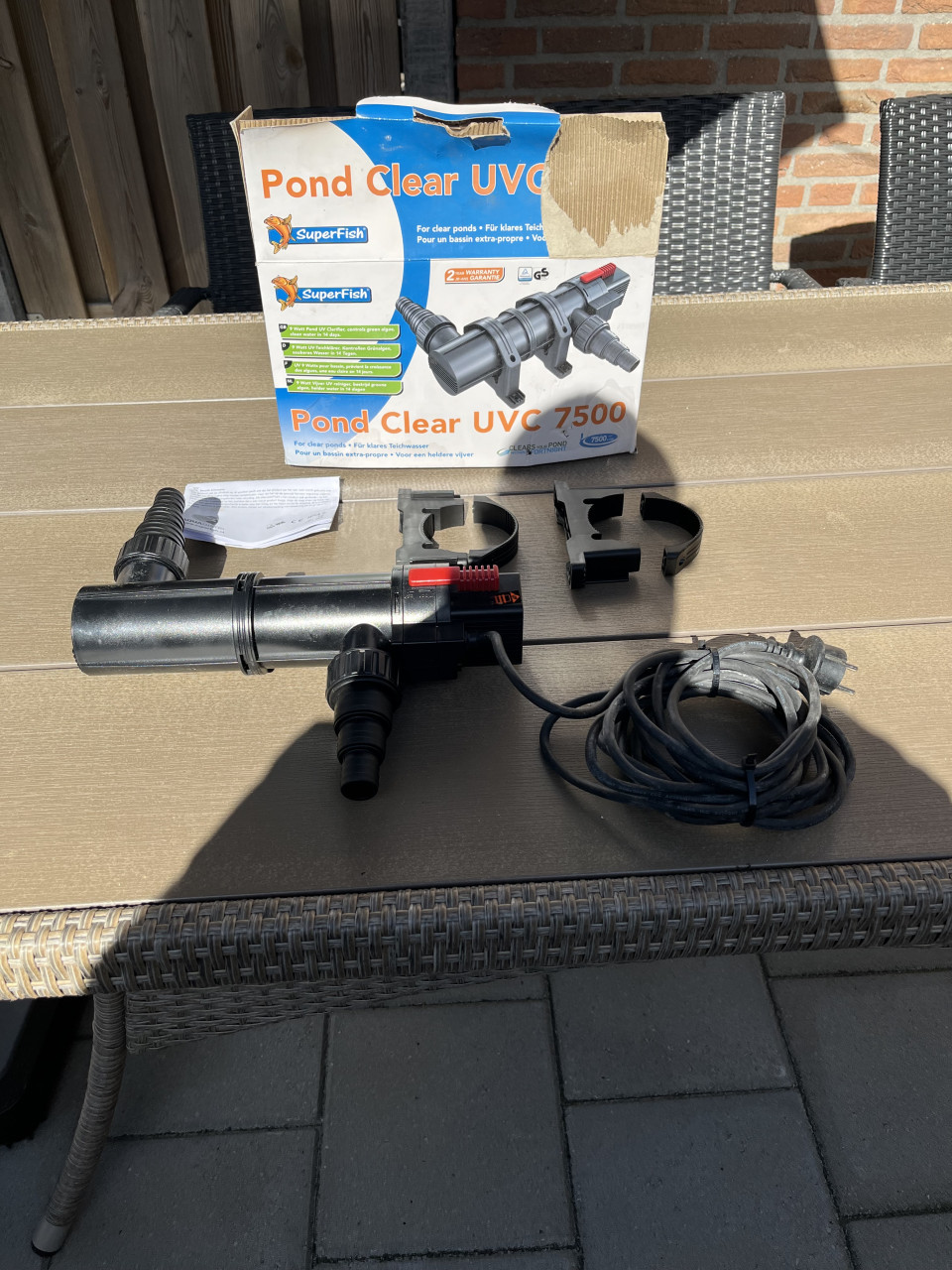 Vijver spullen in goede staat