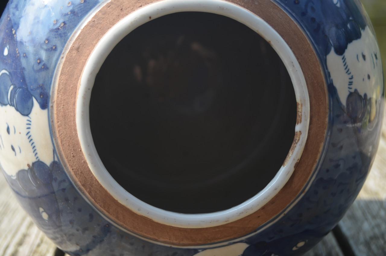 Zeer fraaie, en grote, Chinese Gemberpot ipst