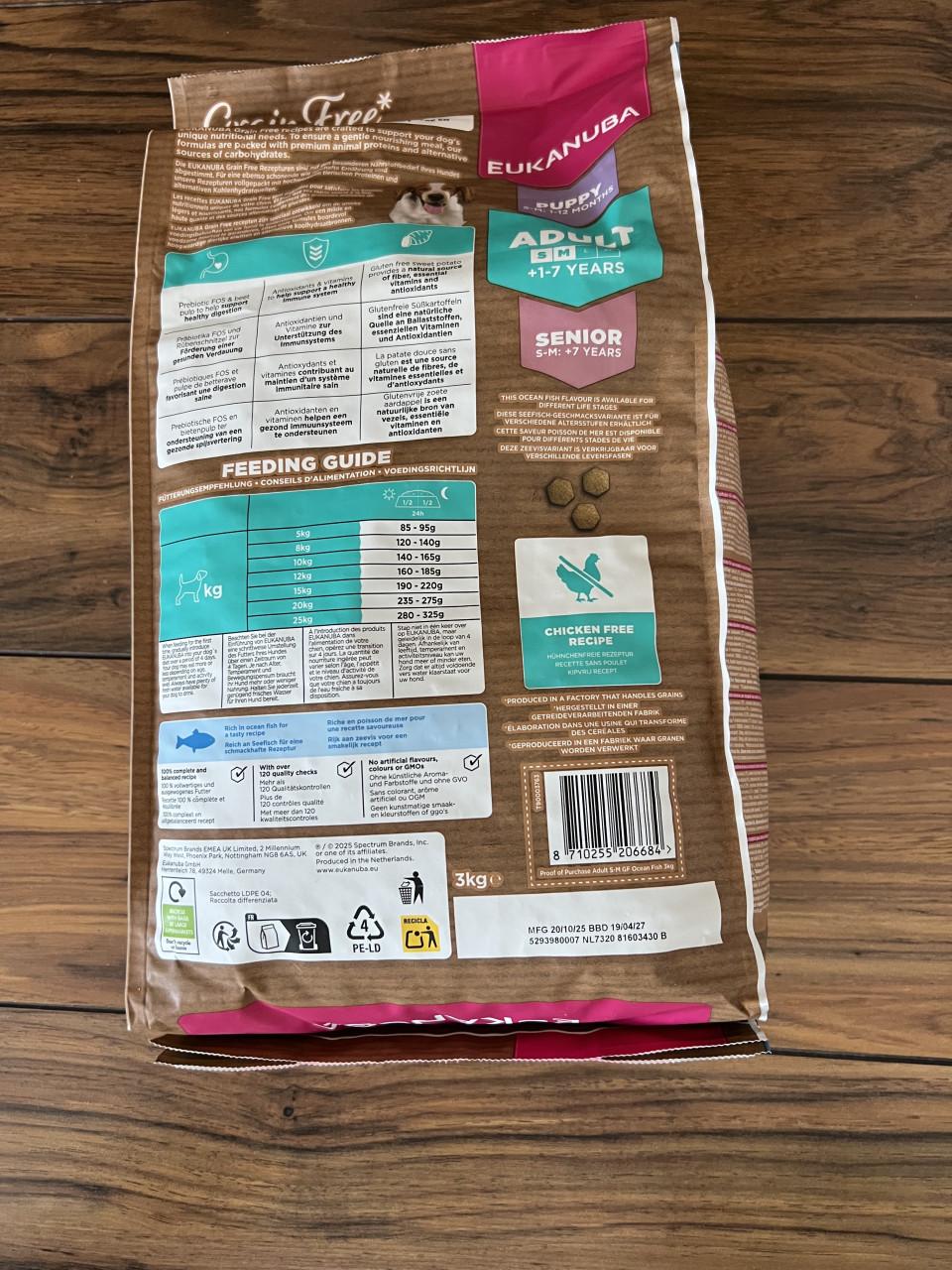 Eukanuba brokjes graanvrij vis s/m