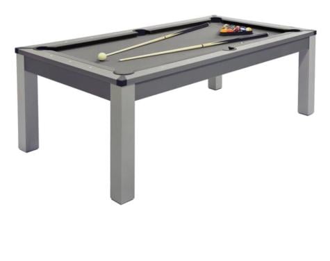 Pooltafel, tennistafel en eettafel