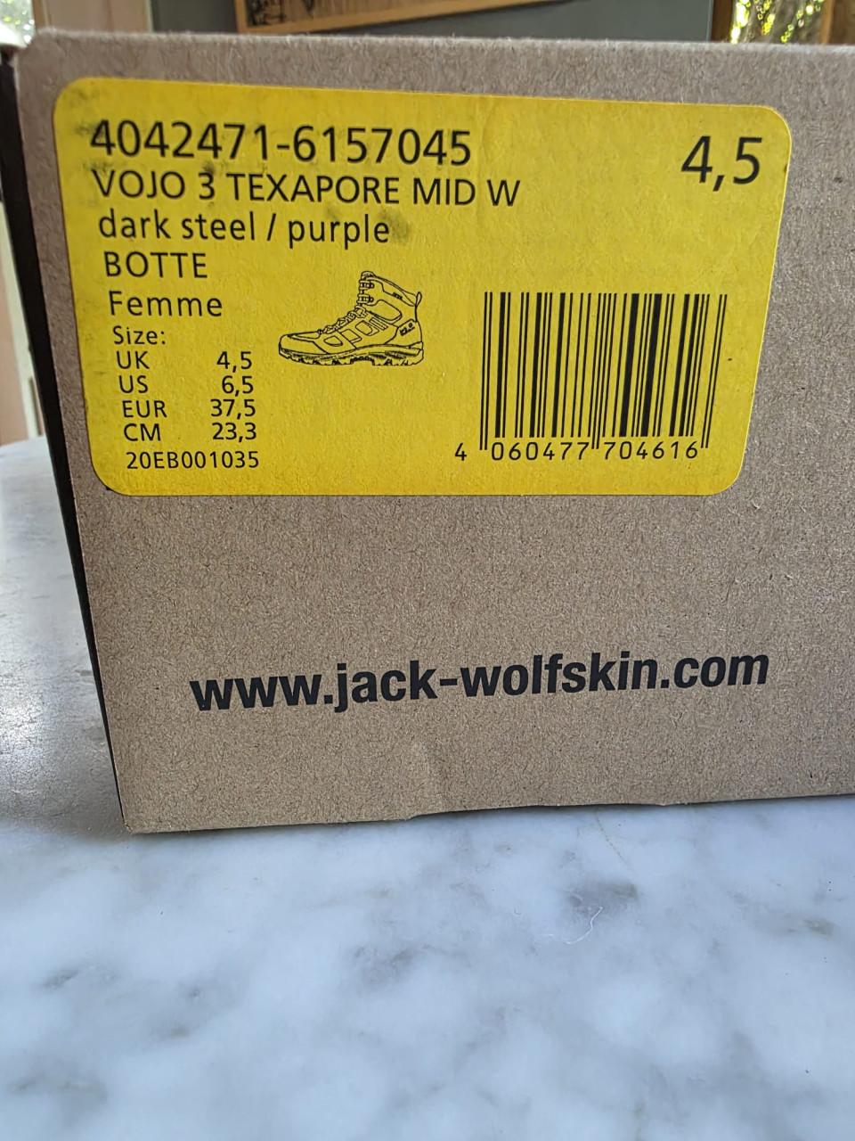 Jack Wolfskin wandelschoenen 37½