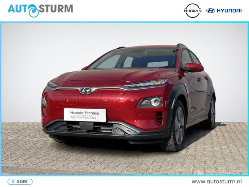 Hyundai Kona ev premium 64 kwh | leder | head-up display | stuur- + stoelve