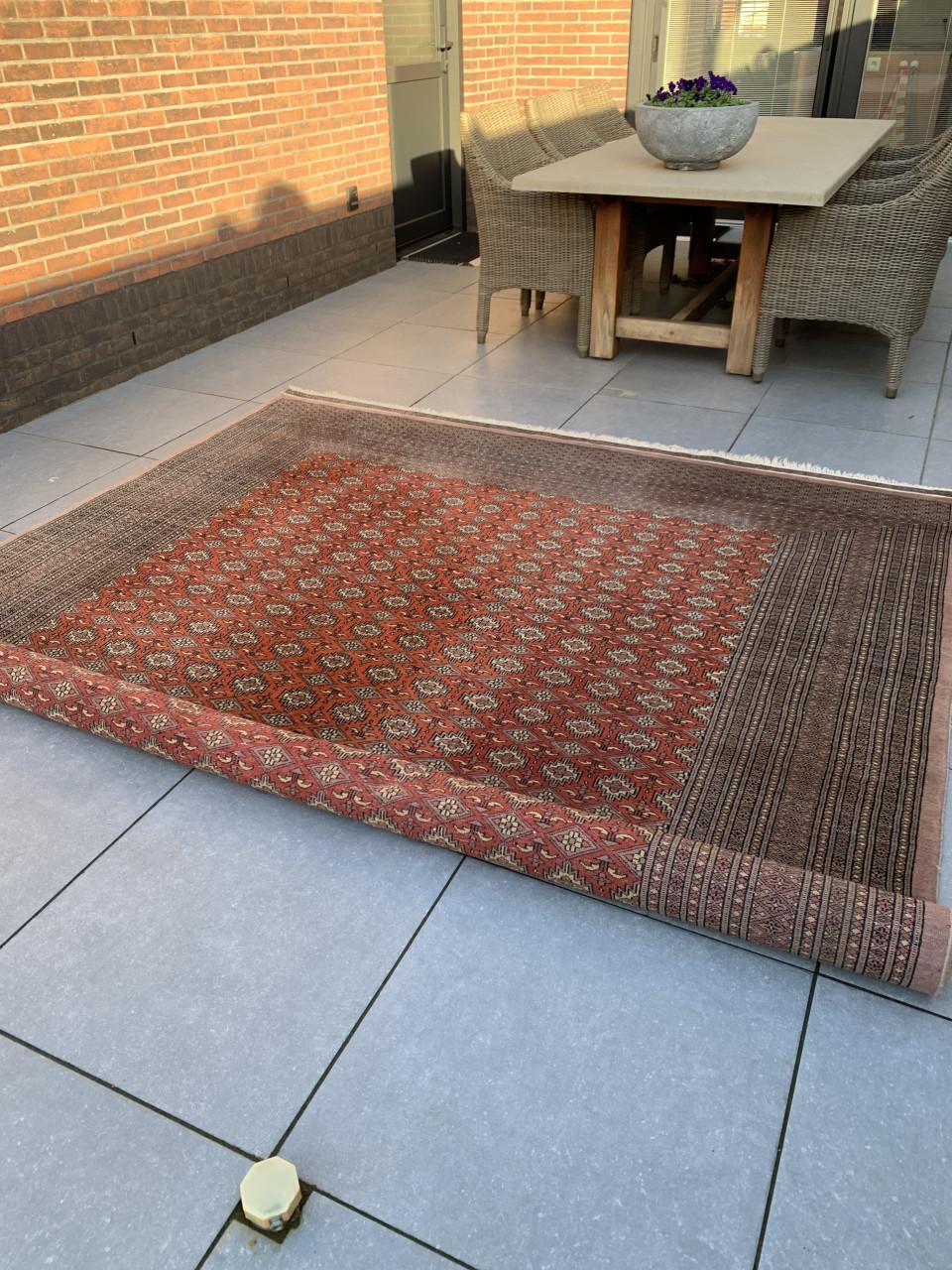 ❣️Prachtig Sfeervol Handgeknoopt Vintage Vloerkleed❣️347 bij 240 cm❣️