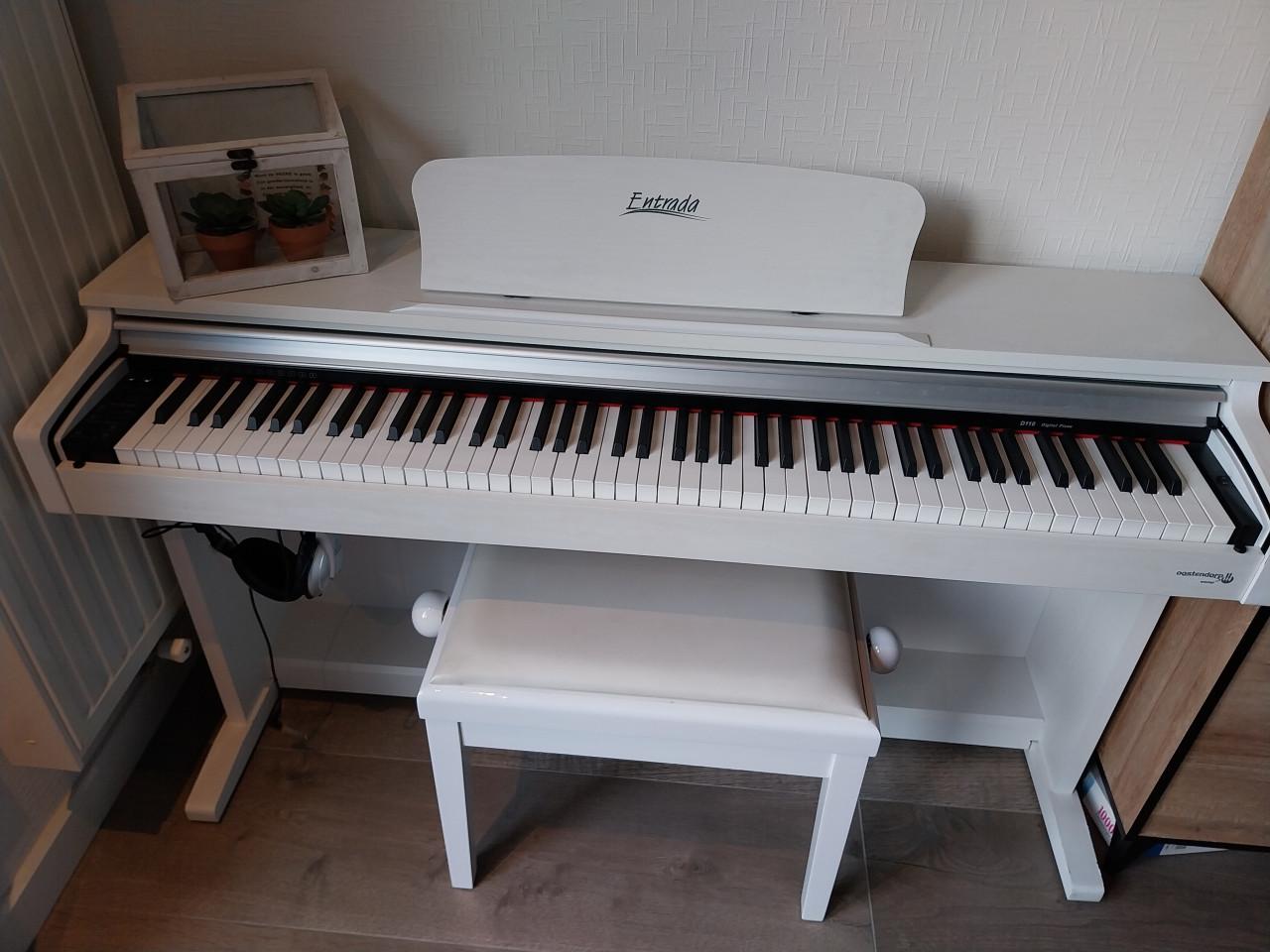 Digitale piano wit