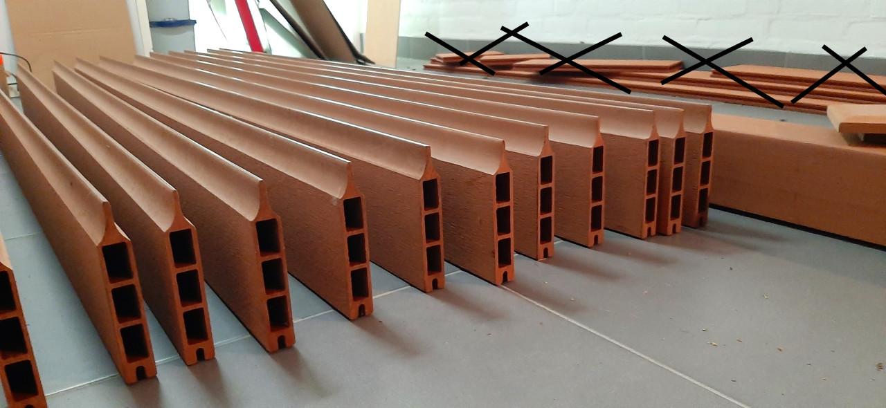 Houtcomposiet stapelplanken - Voor één schutting van 180x180