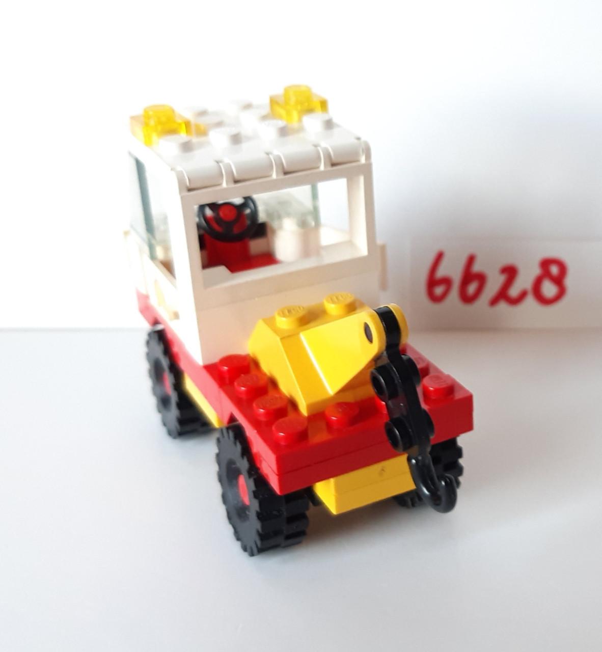 Lego 6628 sleepwagen Shell met minifiguur Shell: vintage