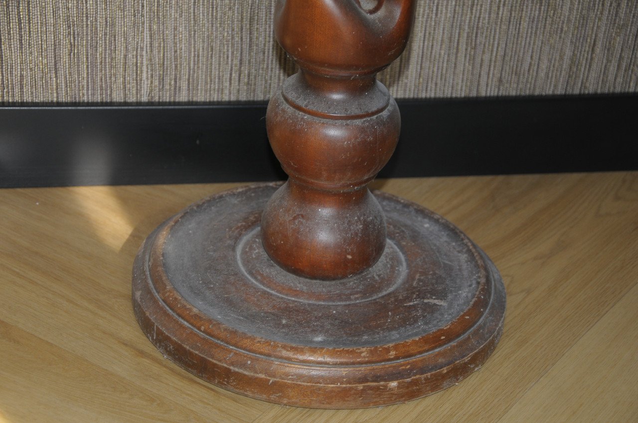 Vintage Barley Twist Standaard / zuil / plantentafel '70!