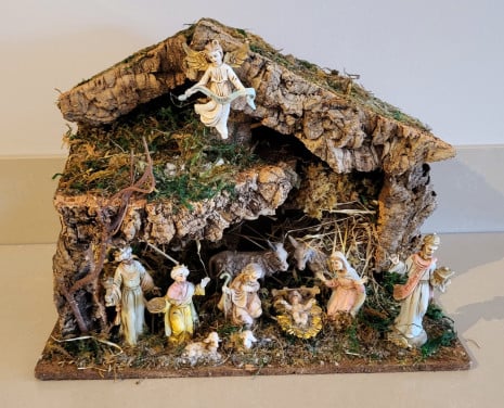 Vintage kerststal