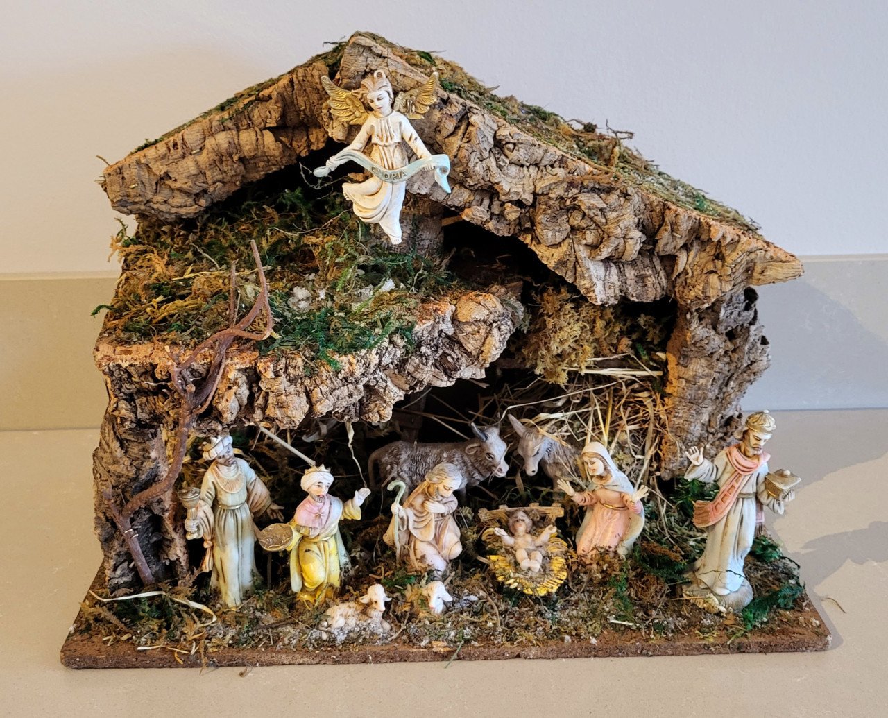 Vintage kerststal