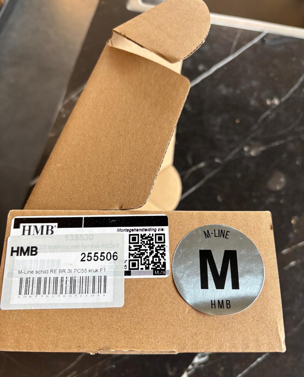 Veiligheidschild met deurkruk (binnenzijde)