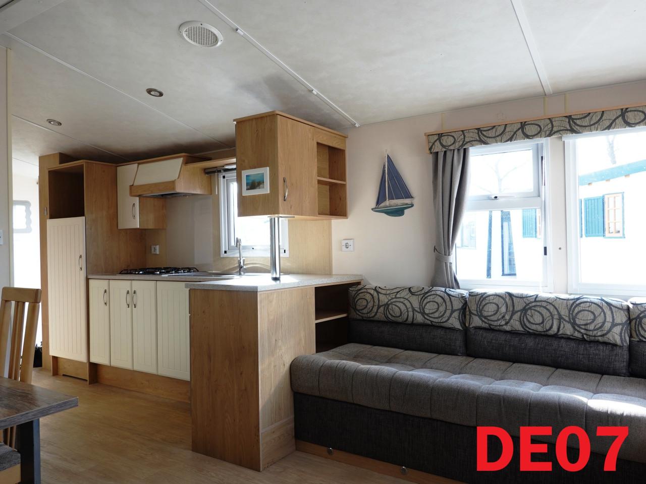 Europa stacaravans, chalets met 2 slaapkamers voorradig