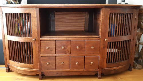 Teak houten kast/dressoir