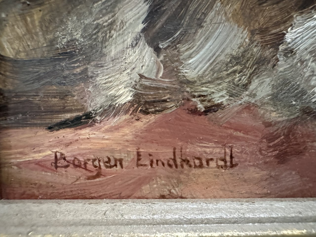 3 poezen schilderijtjes te koop inclusief lijst