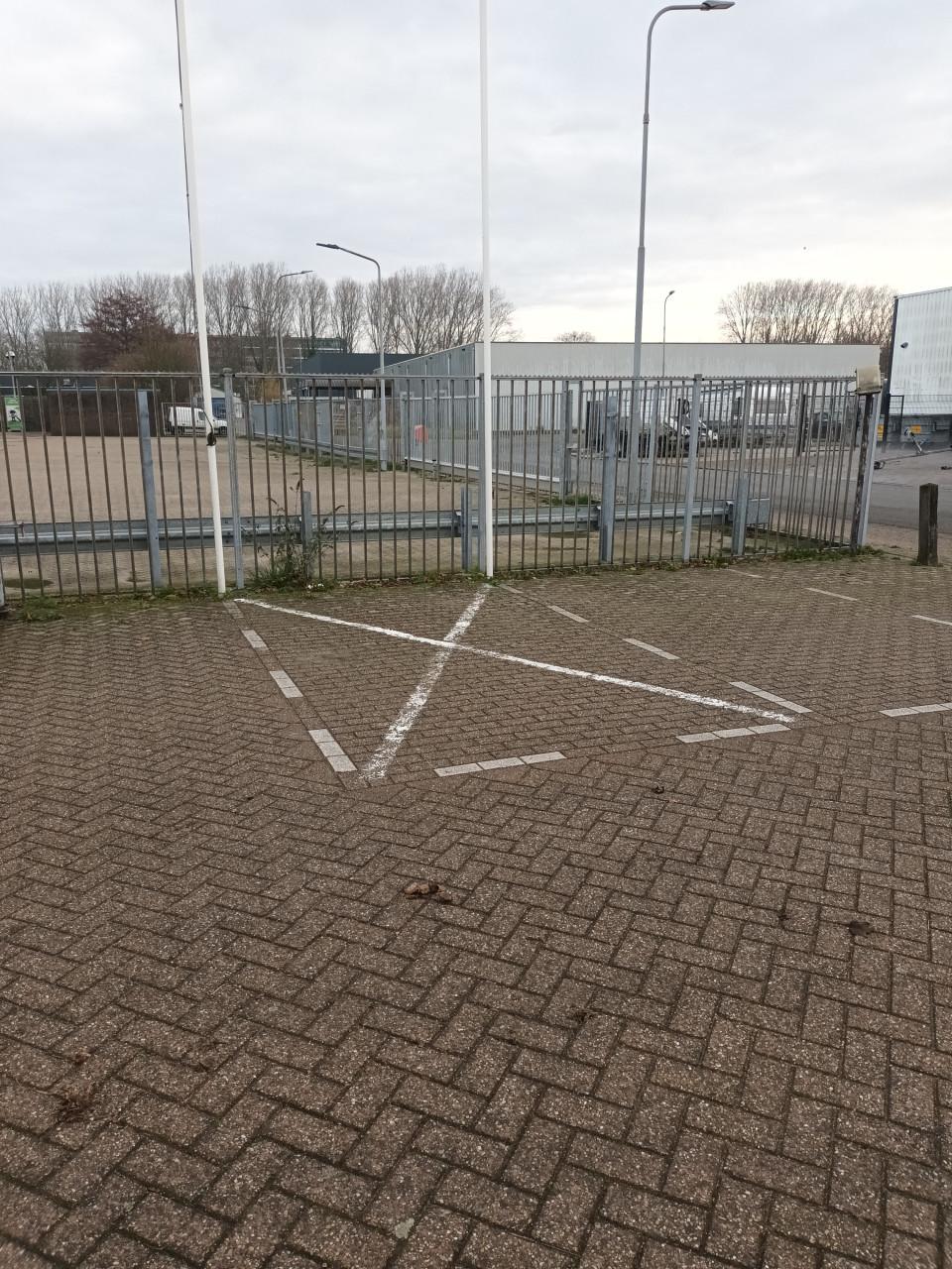 Heras hekwerk met schuifpoort