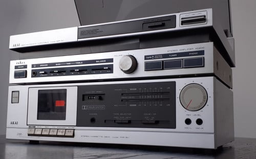 AKAI stereo set met inkel Versterker