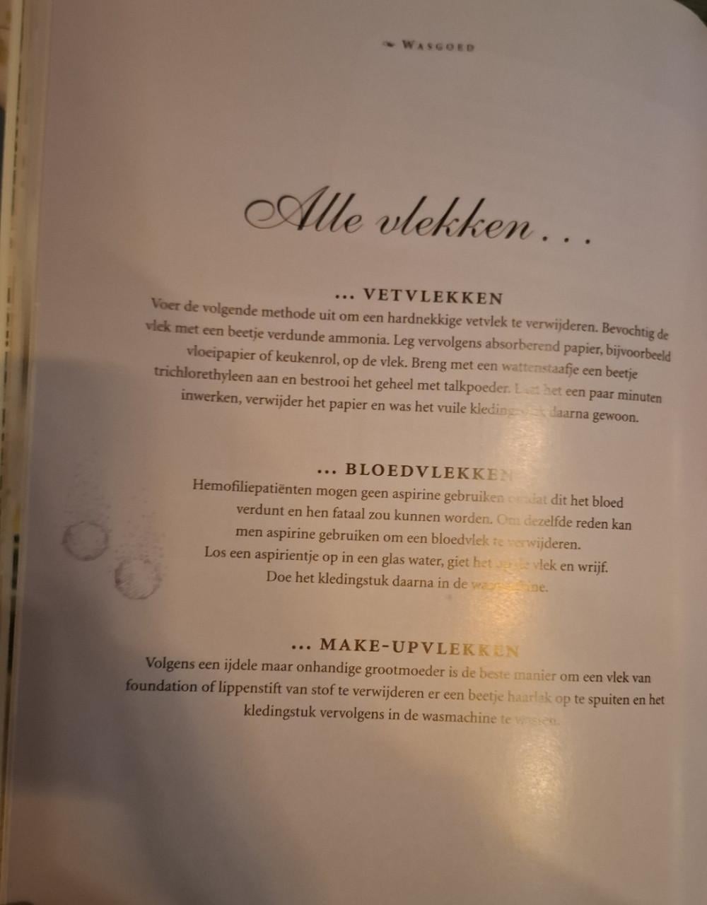 Tips en trucs uit grootmoeders tijd, door N. Priou