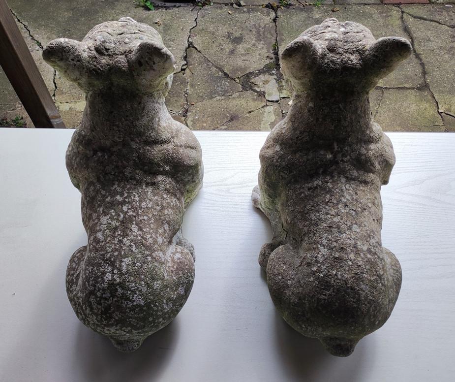 Tuinbeeld franse bulldog