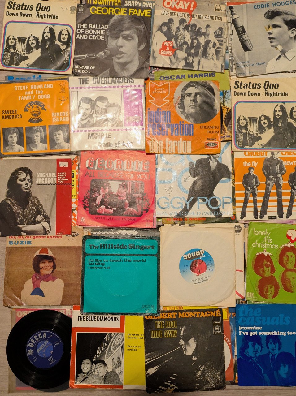 Partij: Engelstalige jukebox vinyl singles ( 125 )