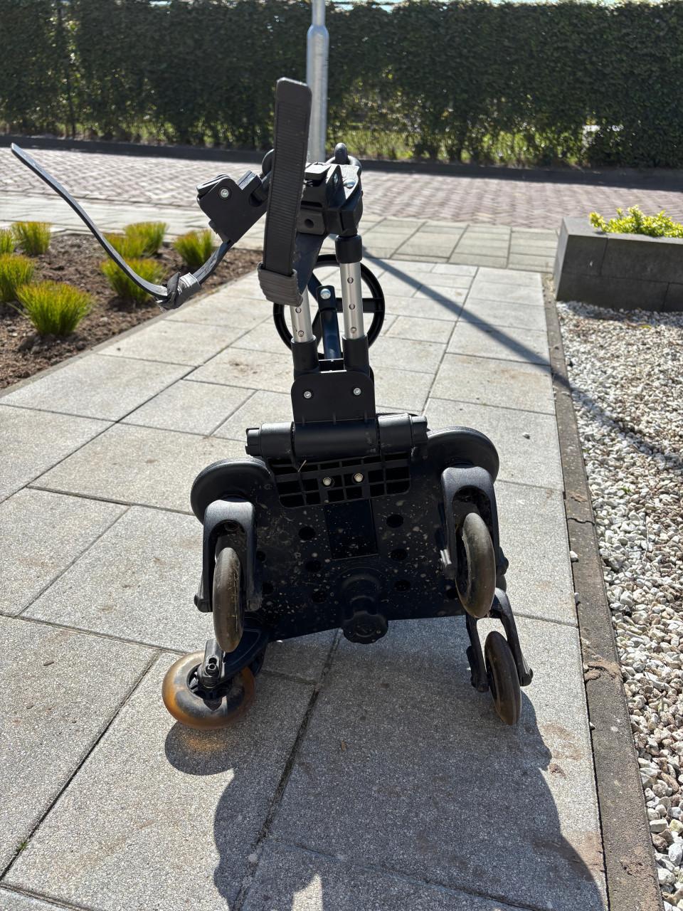 Meerijplank met zitje voor kinderwagen