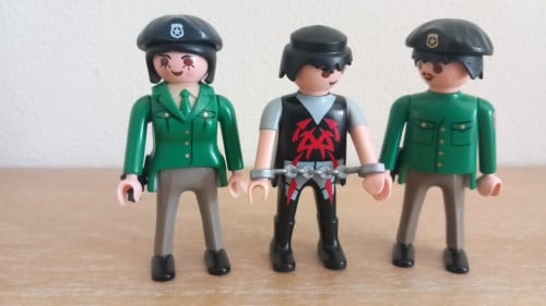 Playmobil duitse agenten met boef