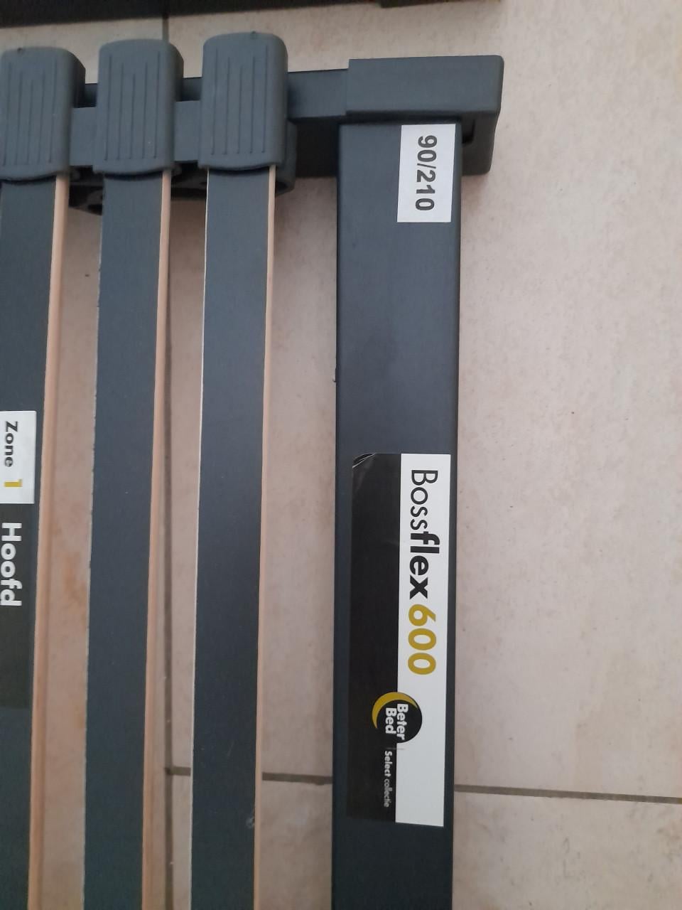 2 X  Bossflex 600 Lattenbodem 90 x 210 ( in goede staat )