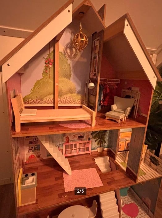 Poppenhuis (kidkraft) met veel extra’s!