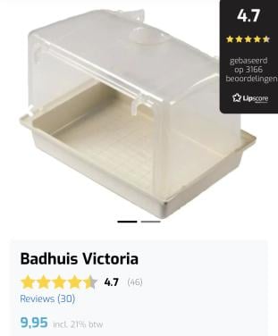 Badhuis voor vogelkooien