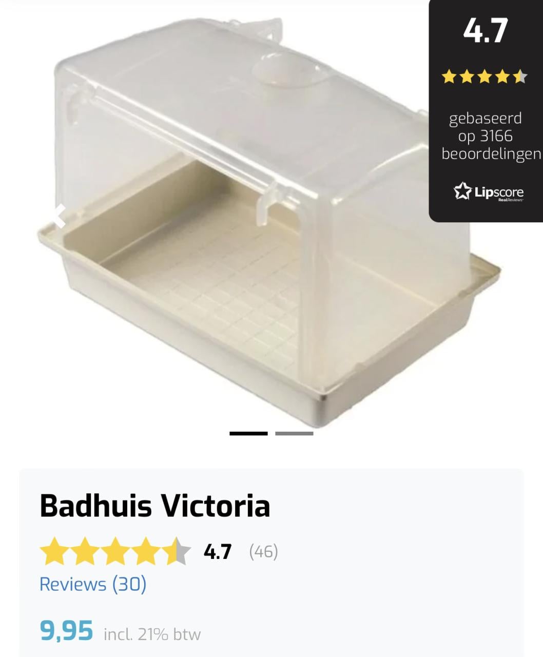 Badhuis voor vogelkooien