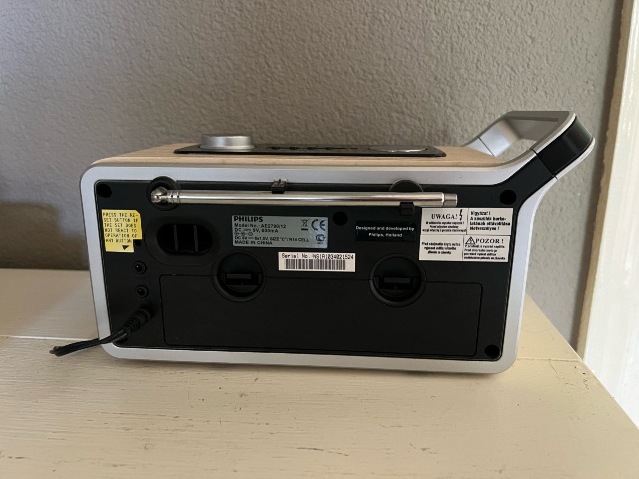 Philips draagbare radio