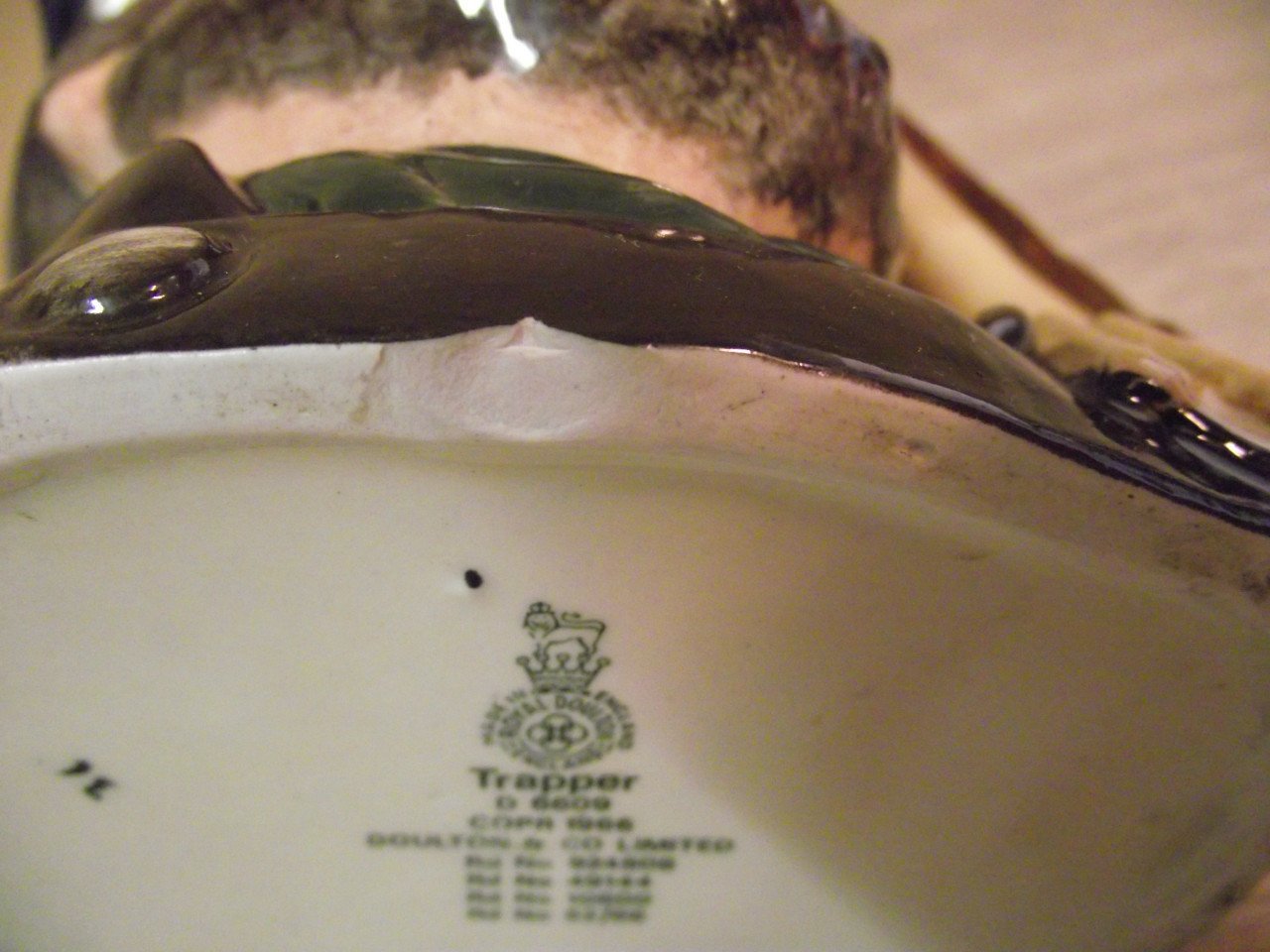 Royal Doulton Toby Jug " Trapper "