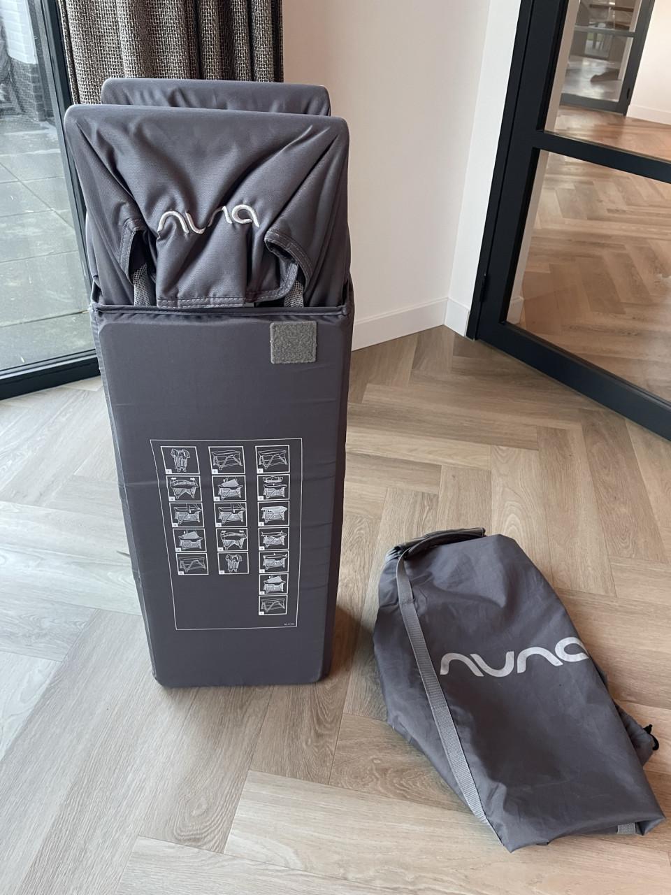 Nuna Sena Aire campingbedje – grijs – €65