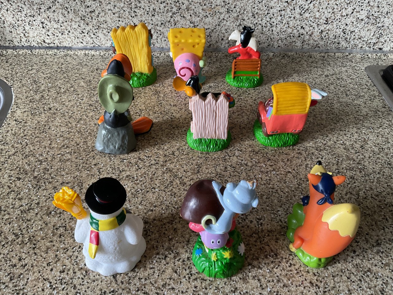 Verschillende Candy-toppers.