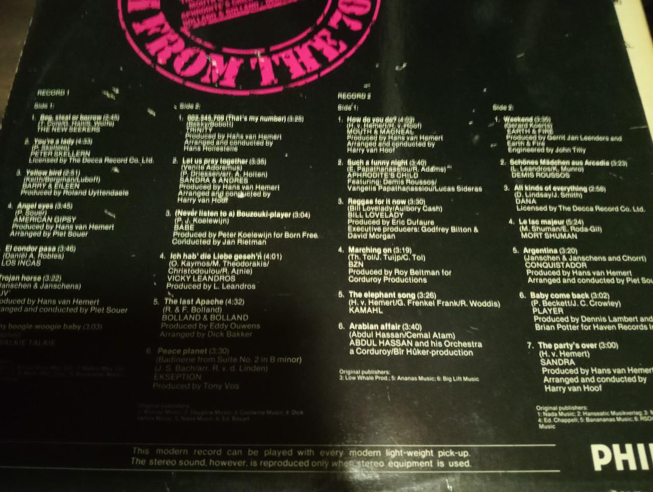 LP Hitsouvenir's from the 70's