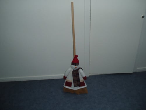 Kerst sneeuwpop