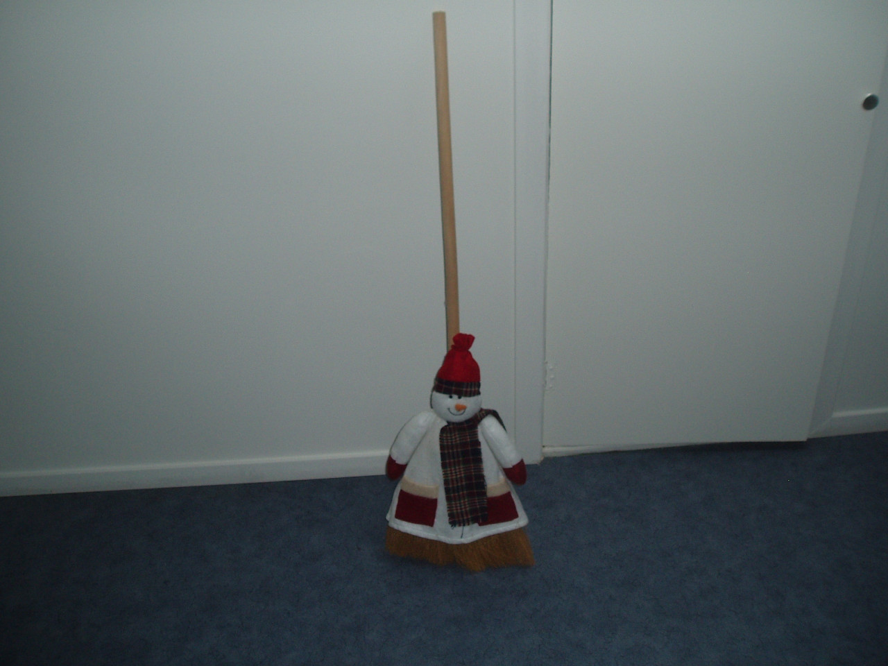 Kerst sneeuwpop
