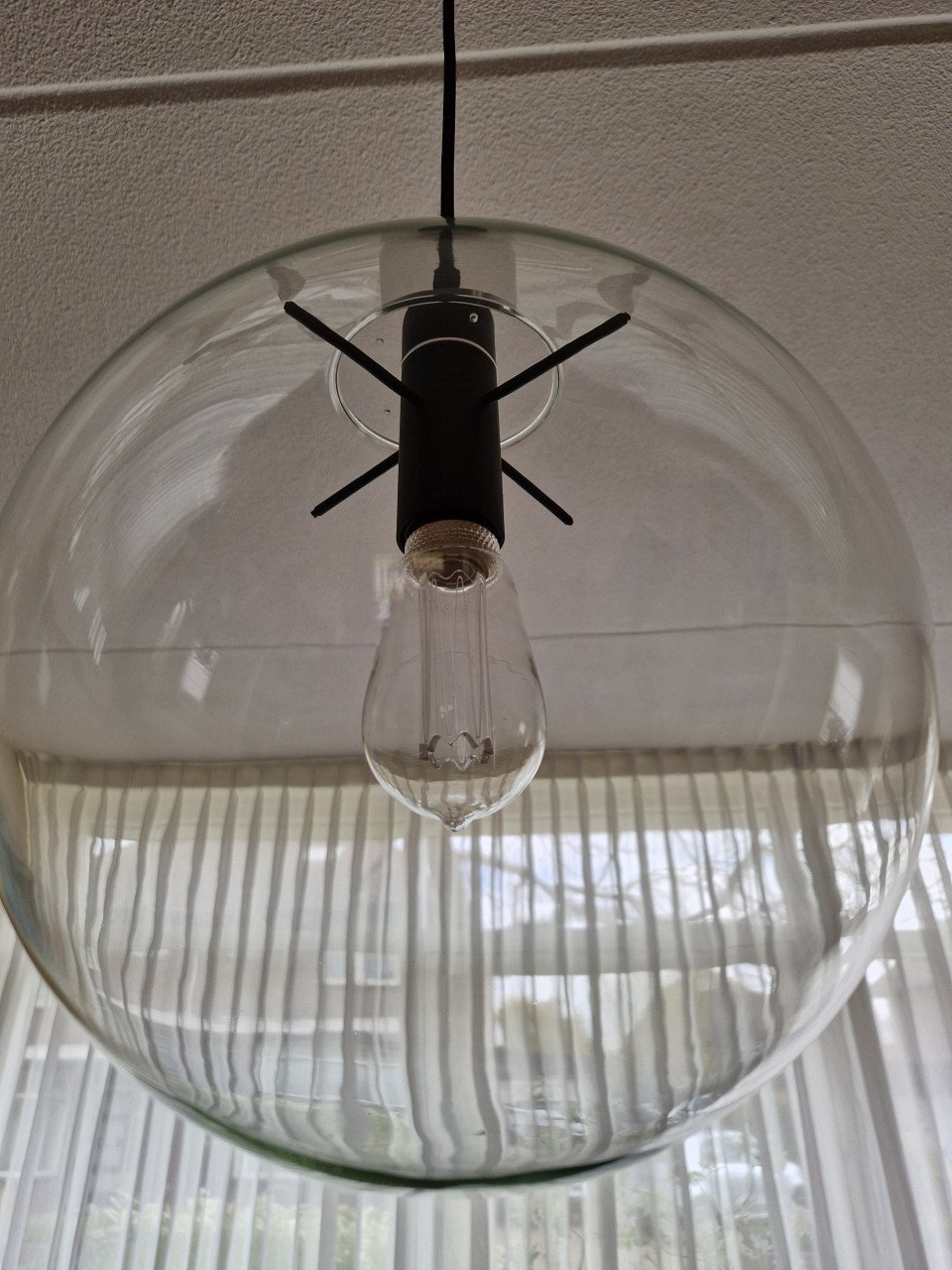 Mooie glazen hanglamp