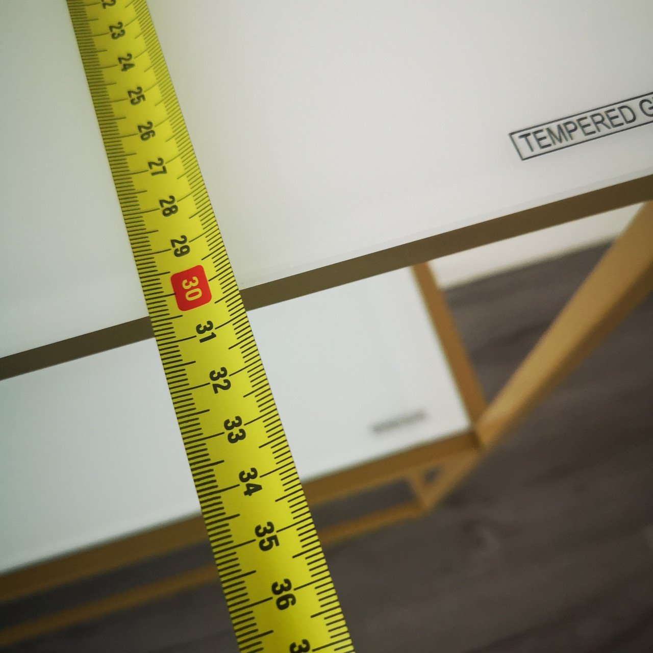 Side table wit/goudkleurig