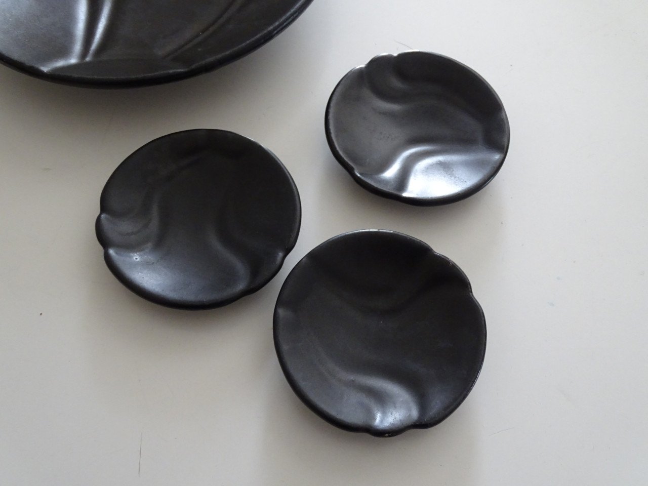 Platelen Schaaltjes Zwart plateel