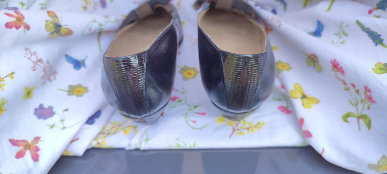 Dames Miss Lady leren pumps maat 42.5, weinig gedragen, bruin