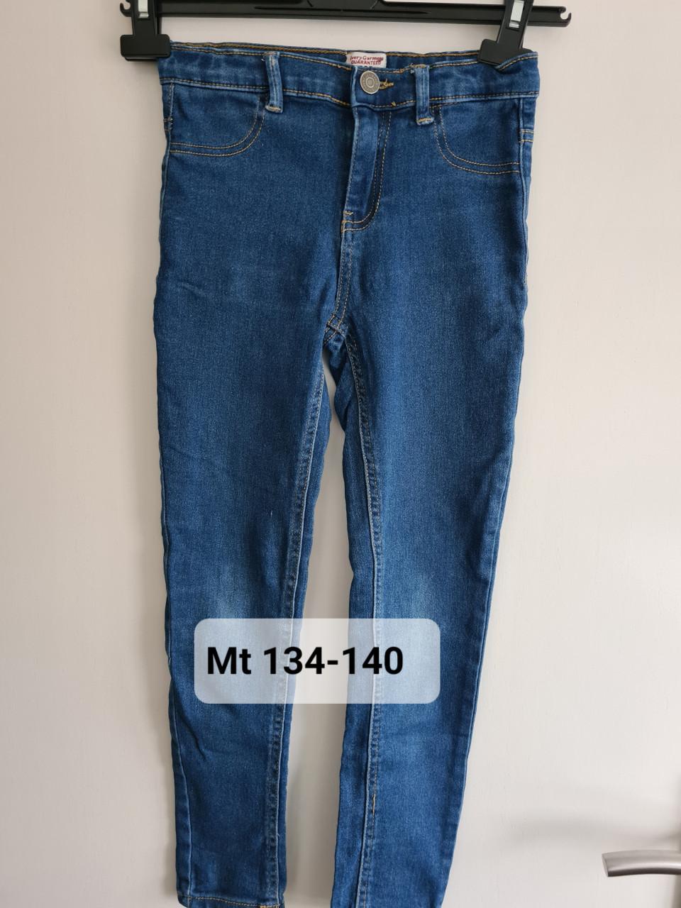 Blauwe skinny spijkerbroek van TQF jeans  Mt 134-140