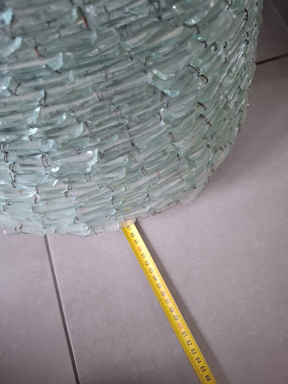 Vintage piramide  groote zware lamp