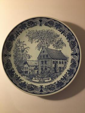 Mooi wandbord, de Oude Brouwerij, Mechelen (Limburg)