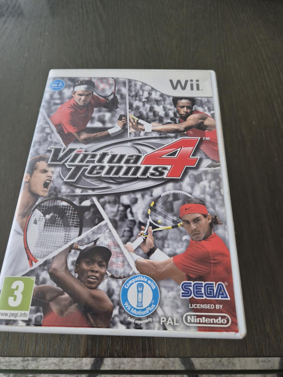 Wii spelletje tennis 4