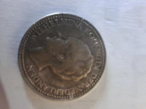 Zilvere halve gulden Wilhelmina