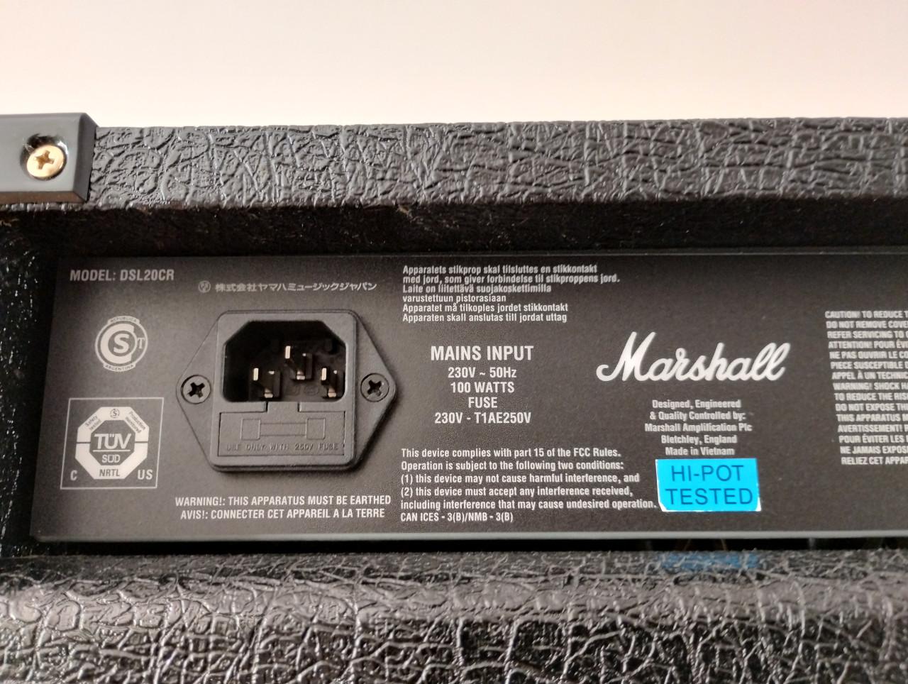 Gitaarversterker Marshall DSL20CR