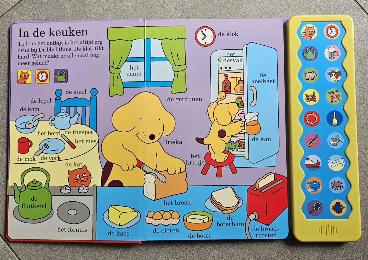 Hoor je dat, Dribbel? Geluidenboek