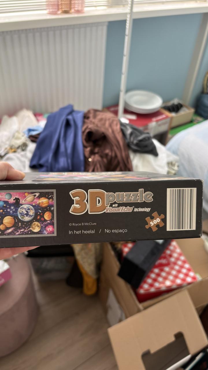 3D Puzzel Ruimte met Planeten - 500 stukjes