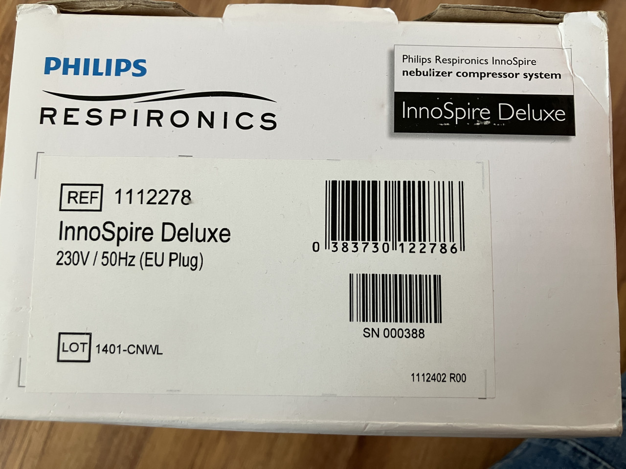 Philips Respironics InnoSpire Deluxe vernevelaar