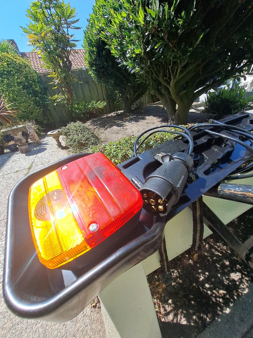 Lichtbalk 7 polig voor fietsendrager zgan